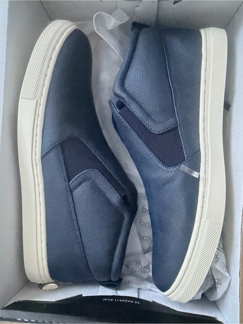 Baldi London Men's Slip-On Casual Sneakers in Navy